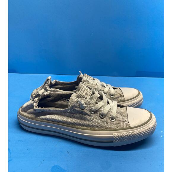 Converse All Star Shoreline Women's Slip On Casual Shoes Light Gray Size 8 - Picture 8 of 11